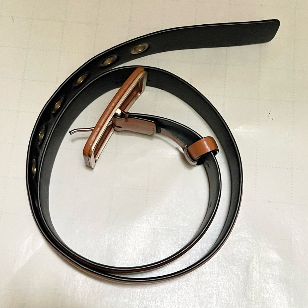 All Saints eyelet leather belt - Picture 8 of 10